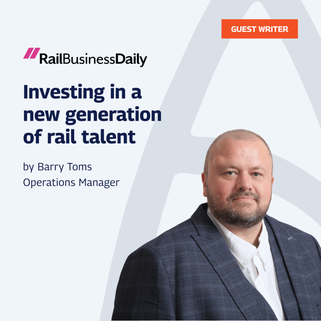 Barry Toms - Investing in a new generation of rail talent